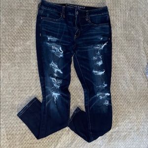 American Eagle Jeans 360 super stretch size 8 short
